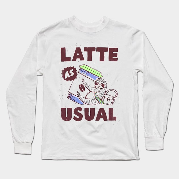 Lattes Long Sleeve T-Shirt by mamaisell